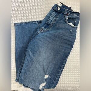 Abercrombie medium wash straight leg jeans